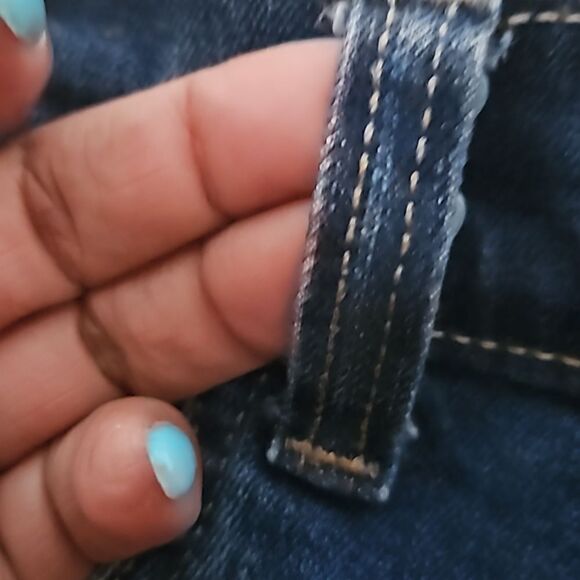 Kirkland Signature Men's Straight Fit Denim Jeans Dark Blue Washed 32×30 - Picture 9 of 16